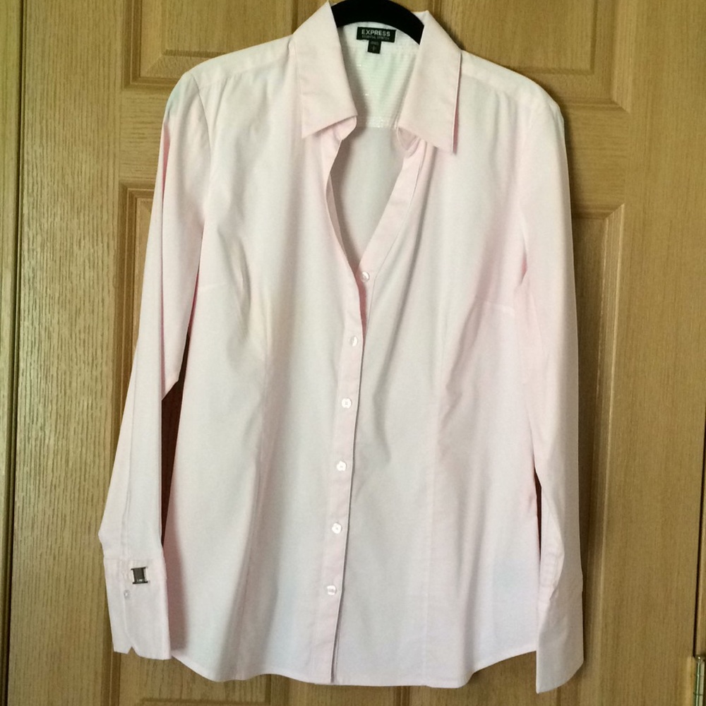 Express essential button down shirt